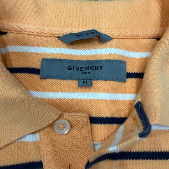 Givenchy Striped Polo Cotton Size M - Picture 3 of 14